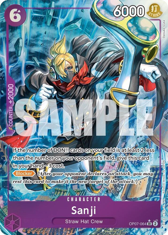 Sanji OP07-064 (500 Years in the Future)  - Alternate Art Foil | Good Games Morley