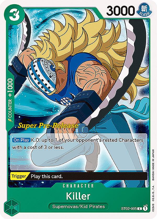Killer ST02-005 (Super Pre-Release Starter Deck 2: Worst Generation)  | Good Games Morley