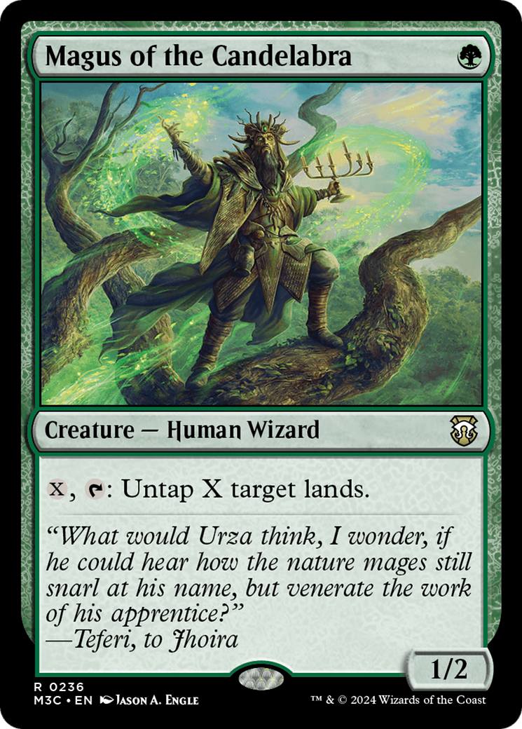 Magus of the Candelabra (Ripple Foil) [Modern Horizons 3 Commander] | Good Games Morley