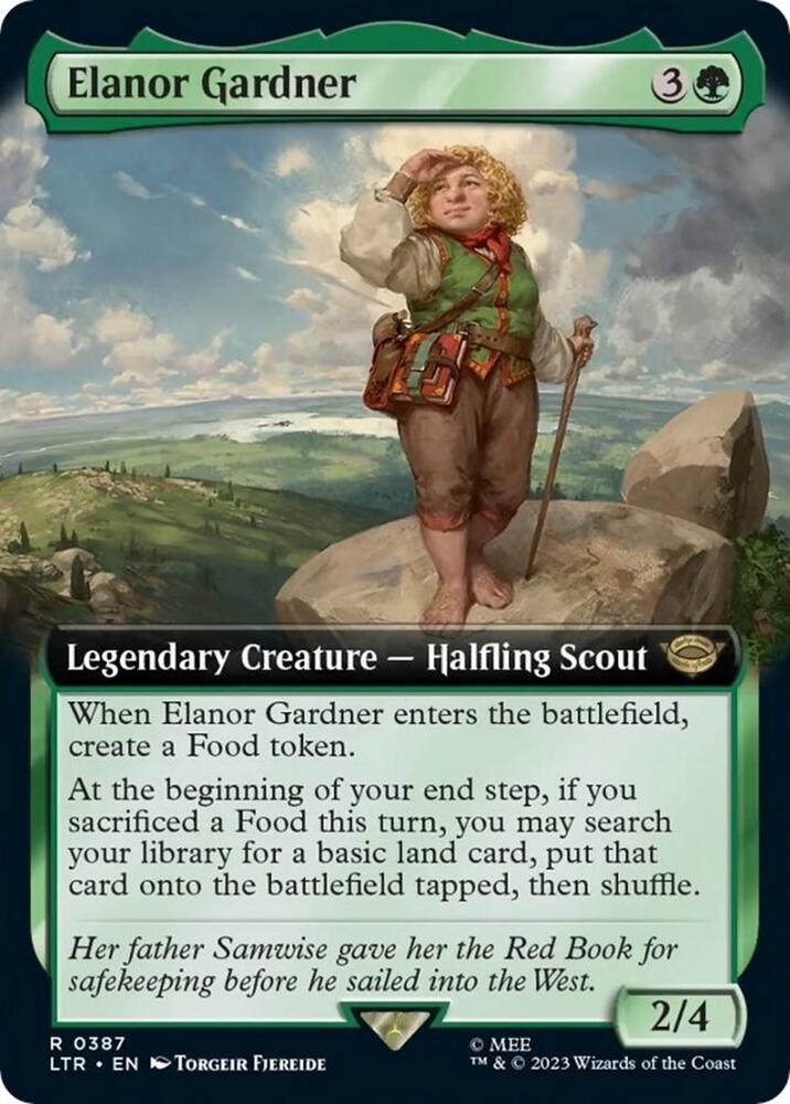 Elanor Gardner 387 (Universes Beyond: The Lord of the Rings: Tales of Middle-earth)  - Extended Art | Good Games Morley