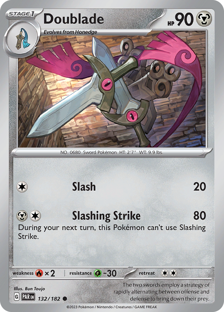 Doublade (132/182) [Scarlet & Violet: Paradox Rift] | Good Games Morley