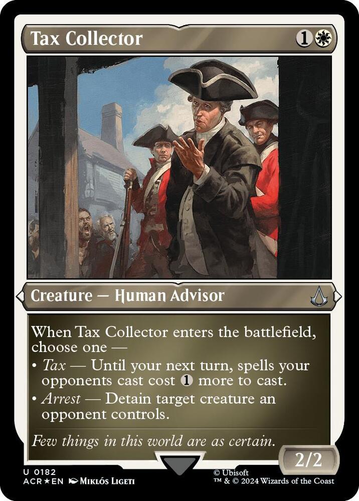 Tax Collector 182 (Universes Beyond: Assassin's Creed)  - Etched Foil | Good Games Morley