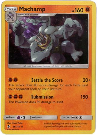 Machamp (65/145) (Cosmos Holo) [Sun & Moon: Guardians Rising] | Good Games Morley