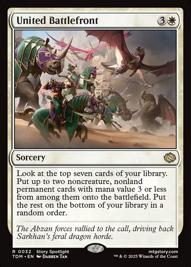 United Battlefront 32 (Tarkir: Dragonstorm)  - Foil | Good Games Morley