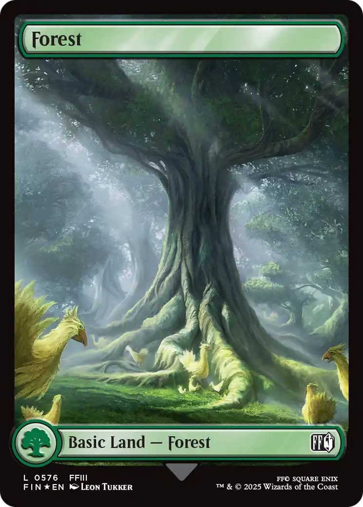 Forest (0576) (Surge Foil) [FINAL FANTASY] | Good Games Morley
