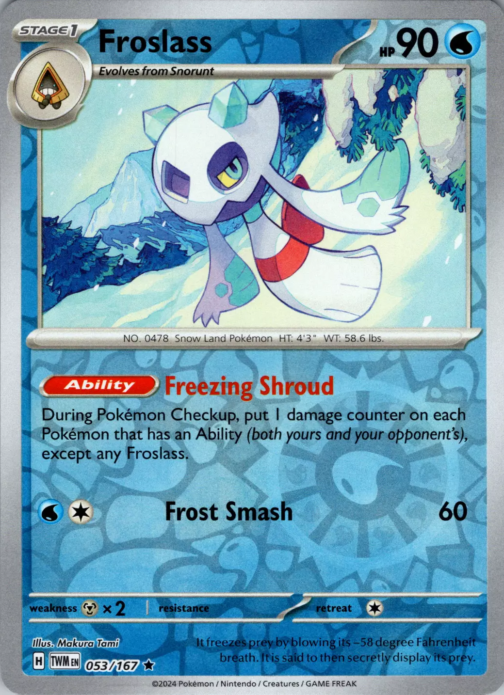 Froslass (053/167) [Scarlet & Violet: Twilight Masquerade] | Good Games Morley