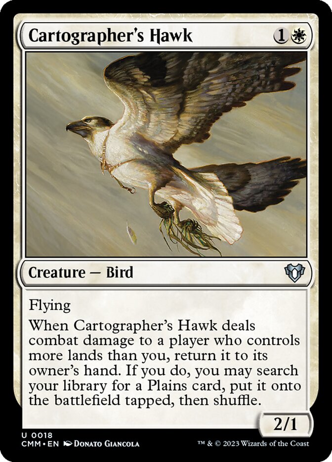 Cartographer's Hawk 18/451 (Commander Masters)  | Good Games Morley
