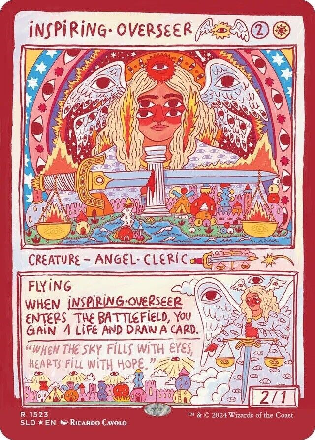 Inspiring Overseer (Rainbow Foil) [Secret Lair Drop Series] | Good Games Morley