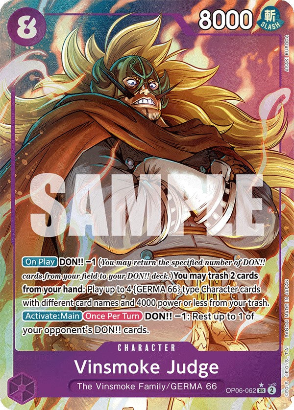 Vinsmoke Judge (Alternate Art) [Wings of the Captain] | Good Games Morley