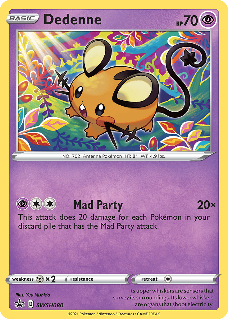 Dedenne (SWSH080) [Sword & Shield: Black Star Promos] | Good Games Morley