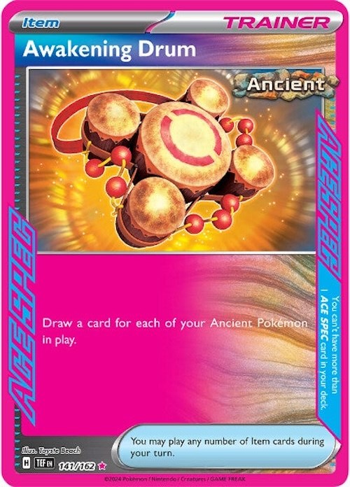 Awakening Drum (141/162) [Scarlet & Violet: Temporal Forces] | Good Games Morley