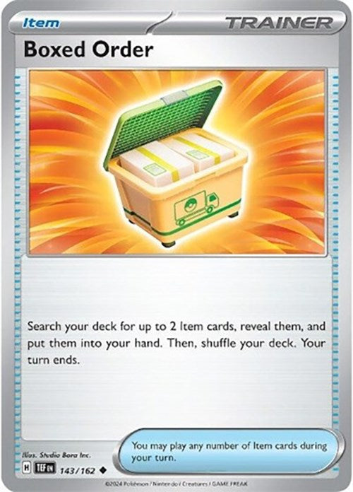 Boxed Order (143/162) [Scarlet & Violet: Temporal Forces] | Good Games Morley