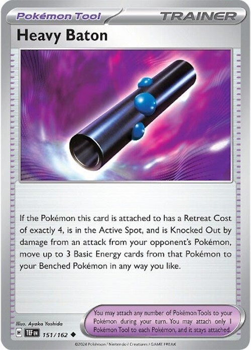 Heavy Baton (151/162) [Scarlet & Violet: Temporal Forces] | Good Games Morley