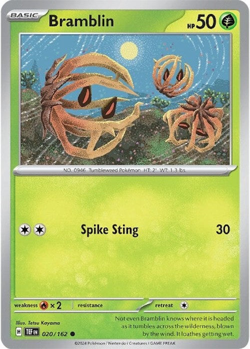 Bramblin (020/162) [Scarlet & Violet: Temporal Forces] | Good Games Morley