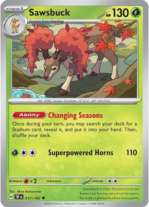 Sawsbuck (017/162) [Scarlet & Violet: Temporal Forces] | Good Games Morley