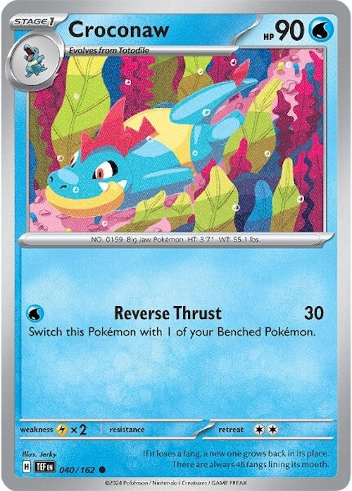 Croconaw (040/162) [Scarlet & Violet: Temporal Forces] | Good Games Morley