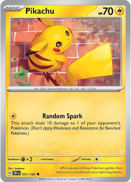 Pikachu (051/162) [Scarlet & Violet: Temporal Forces] | Good Games Morley