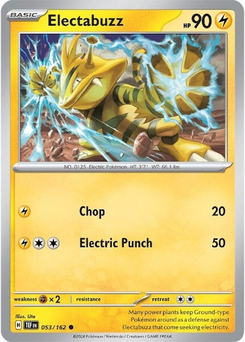 Electabuzz (053/162) [Scarlet & Violet: Temporal Forces] | Good Games Morley