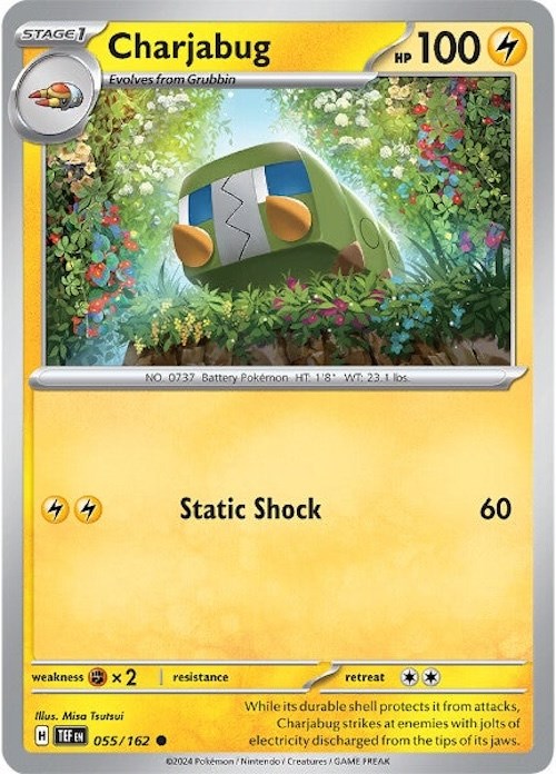 Charjabug (055/162) [Scarlet & Violet: Temporal Forces] | Good Games Morley