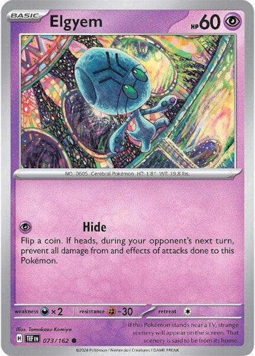 Elgyem (073/162) [Scarlet & Violet: Temporal Forces] | Good Games Morley