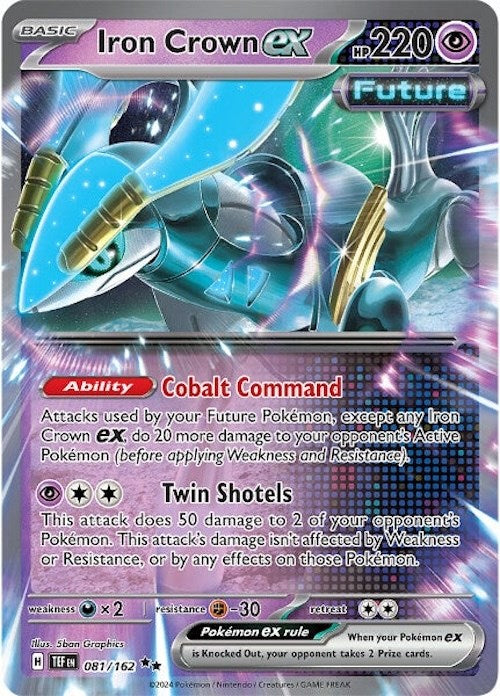 Iron Crown ex (081/162) [Scarlet & Violet: Temporal Forces] | Good Games Morley