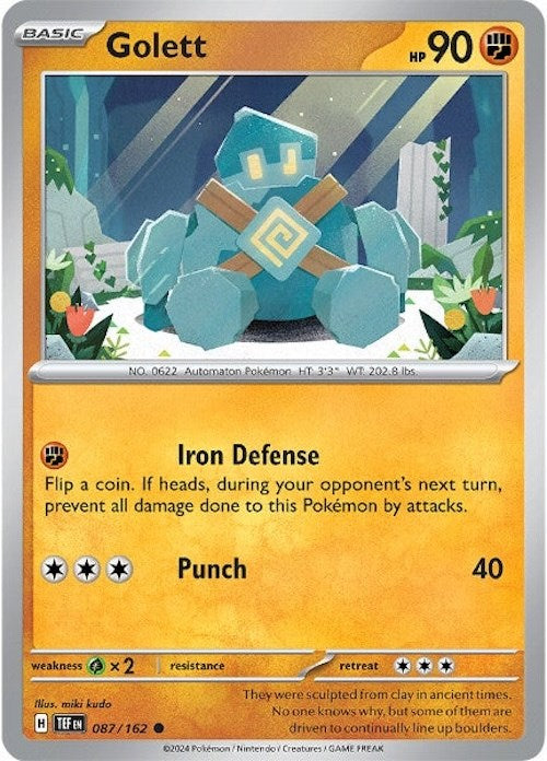 Golett (087/162) [Scarlet & Violet: Temporal Forces] | Good Games Morley