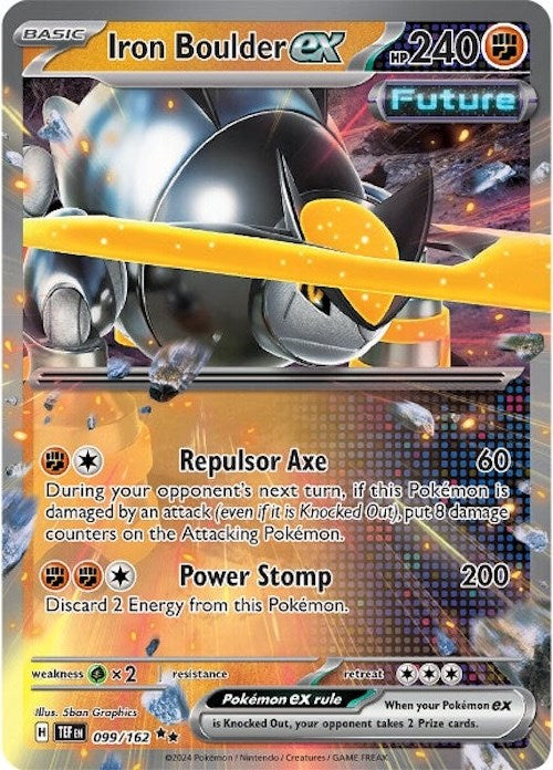 Iron Boulder ex (099/162) [Scarlet & Violet: Temporal Forces] | Good Games Morley