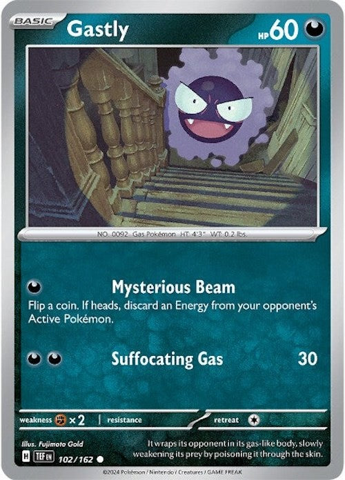 Gastly (102/162) [Scarlet & Violet: Temporal Forces] | Good Games Morley