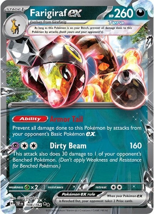 Farigiraf ex (108/162) [Scarlet & Violet: Temporal Forces] | Good Games Morley