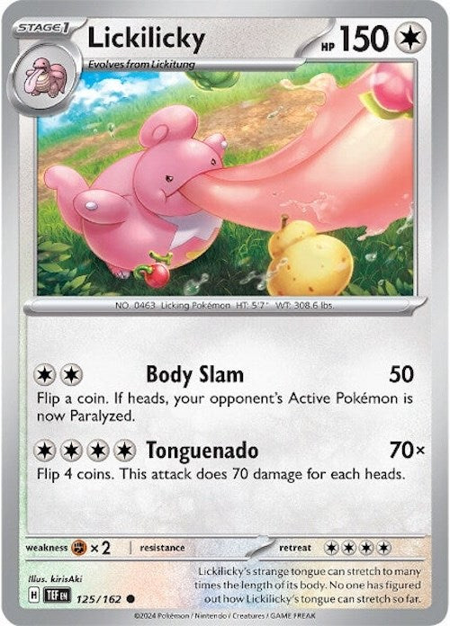 Lickilicky (125/162) [Scarlet & Violet: Temporal Forces] | Good Games Morley