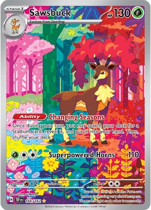 Sawsbuck (166/162) [Scarlet & Violet: Temporal Forces] | Good Games Morley
