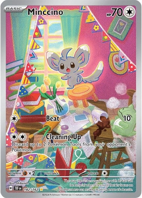 Minccino (182/162) [Scarlet & Violet: Temporal Forces] | Good Games Morley