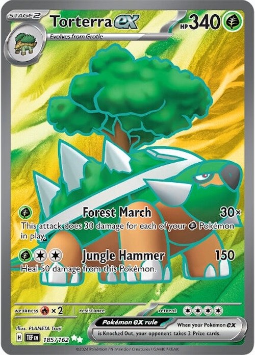 Torterra ex (185/162) [Scarlet & Violet: Temporal Forces] | Good Games Morley