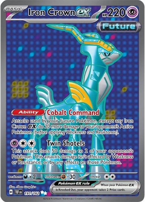 Iron Crown ex (191/162) [Scarlet & Violet: Temporal Forces] | Good Games Morley