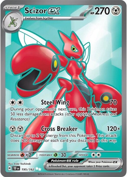 Scizor ex (195/162) [Scarlet & Violet: Temporal Forces] | Good Games Morley