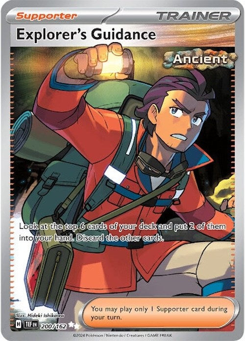 Explorer's Guidance (200/162) [Scarlet & Violet: Temporal Forces] | Good Games Morley