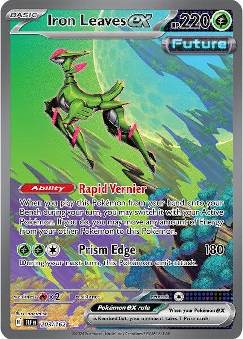 Iron Leaves ex (203/162) [Scarlet & Violet: Temporal Forces] | Good Games Morley