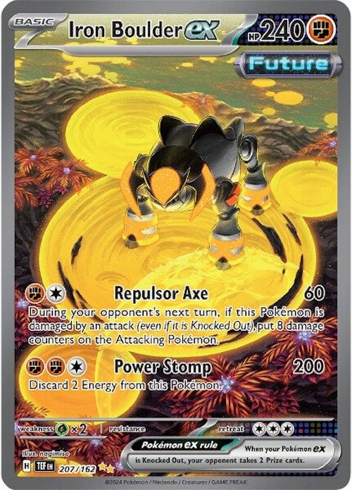 Iron Boulder ex (207/162) [Scarlet & Violet: Temporal Forces] | Good Games Morley