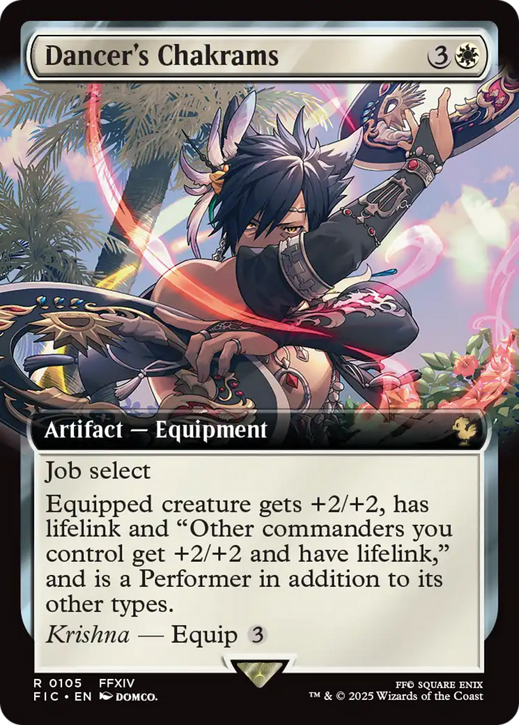 Dancer's Chakrams (Extended Art) [FINAL FANTASY Commander] | Good Games Morley