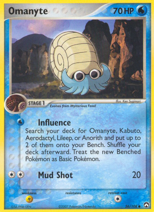 Omanyte (56/108) [EX: Power Keepers] | Good Games Morley