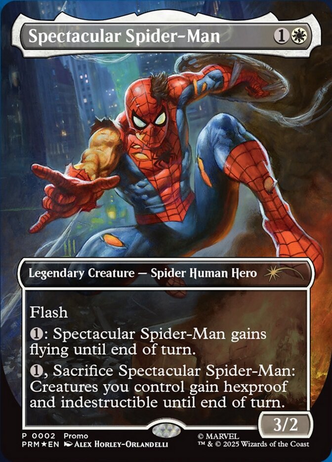 Spectacular Spider-Man 2/0 (Media Promos)  - Borderless Foil | Good Games Morley