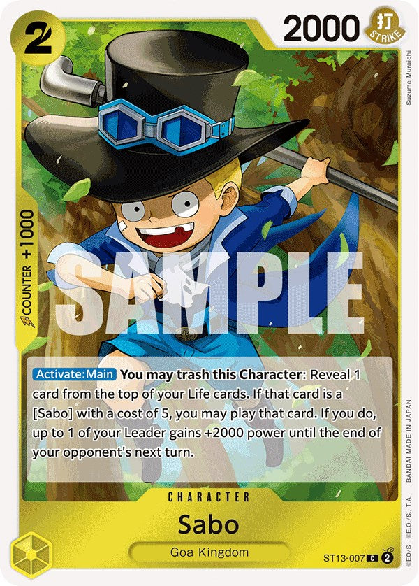 Sabo [Ultra Deck: The Three Brothers] | Good Games Morley