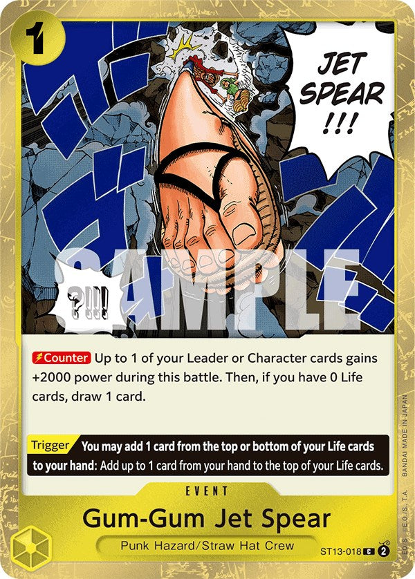 Gum-Gum Jet Spear [Ultra Deck: The Three Brothers] | Good Games Morley