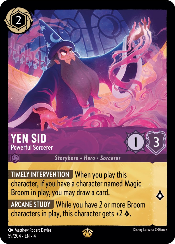 Yen Sid - Powerful Sorcerer (59/204) (59/204) [Ursula's Return] | Good Games Morley