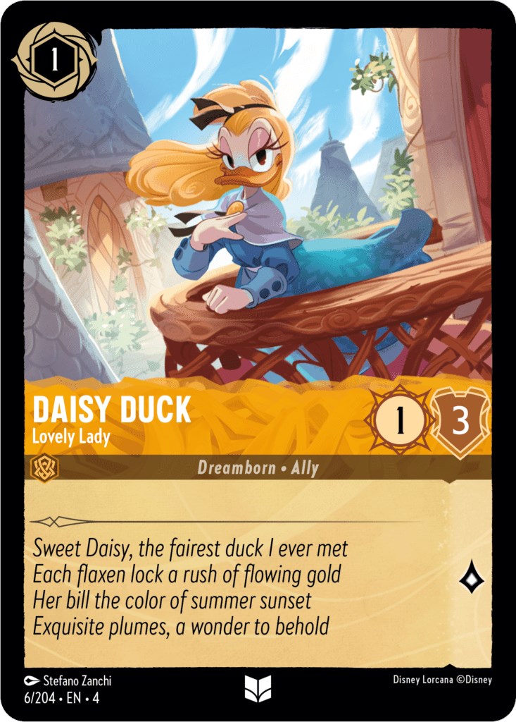 Daisy Duck - Lovely Lady (6/204) [Ursula's Return] | Good Games Morley