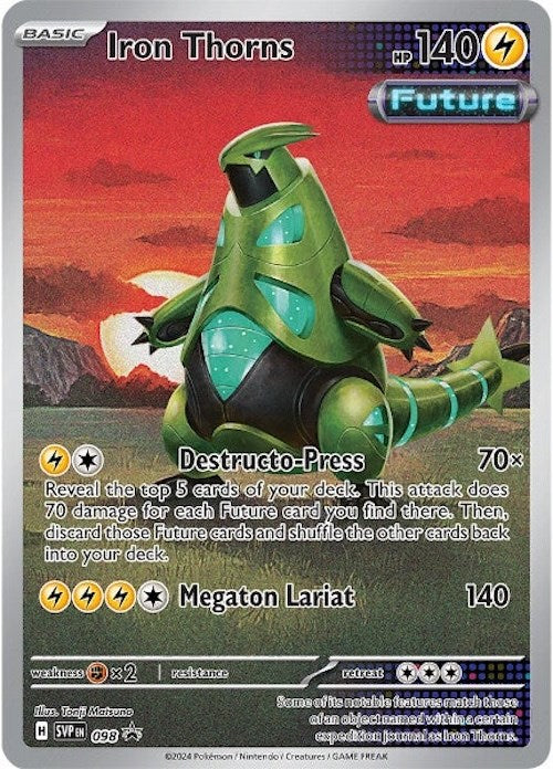 Iron Thorns (098) [Scarlet & Violet: Black Star Promos] | Good Games Morley