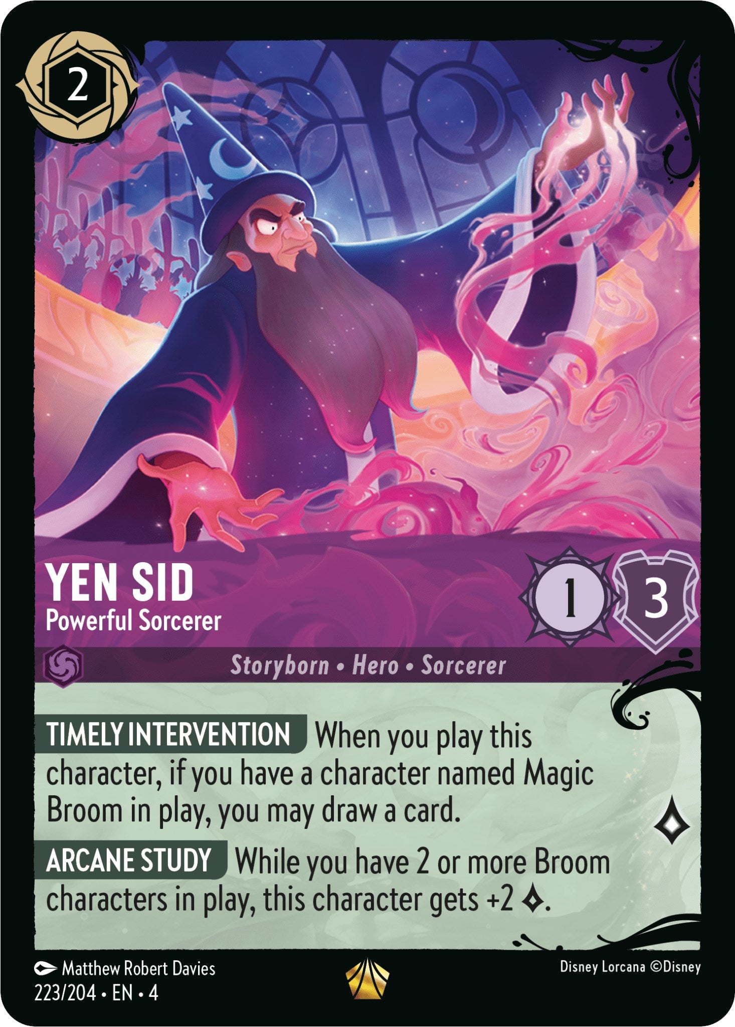 Yen Sid - Powerful Sorcerer (223/204) (223/204) [Illumineer's Quest: Deep Trouble] | Good Games Morley