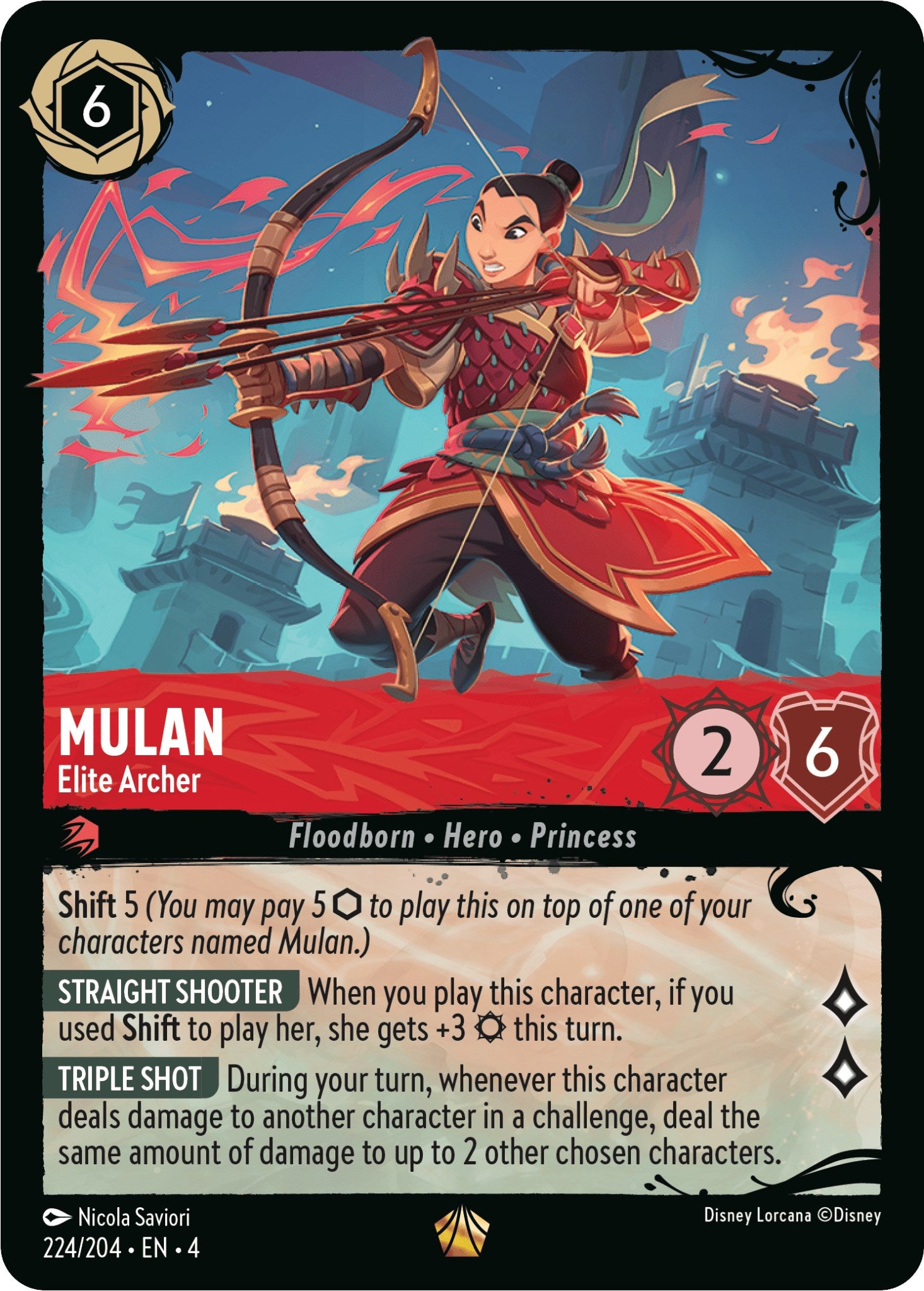 Mulan - Elite Archer (224/204) (244/204) [Illumineer's Quest: Deep Trouble] | Good Games Morley