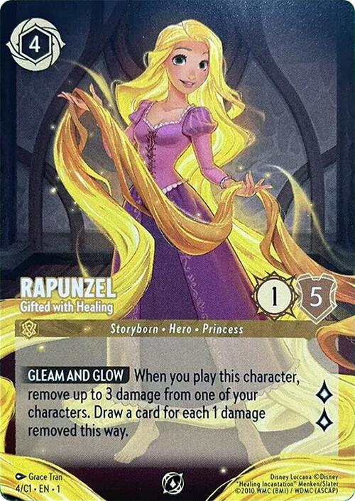 Rapunzel - Gifted with Healing (4) [Promo Cards] | Good Games Morley