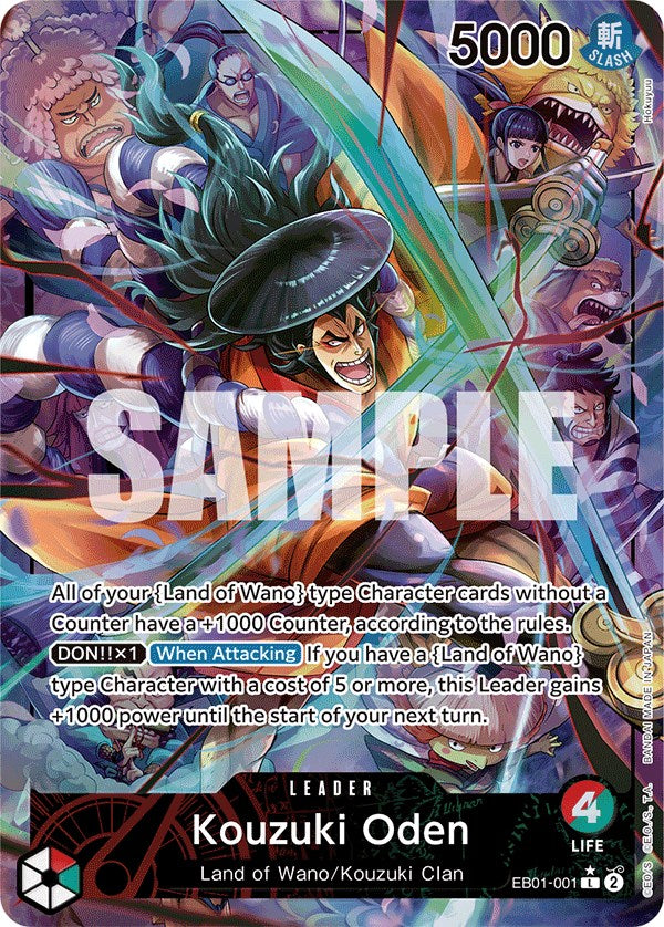 Kouzuki Oden (Alternate Art) [Extra Booster: Memorial Collection] | Good Games Morley